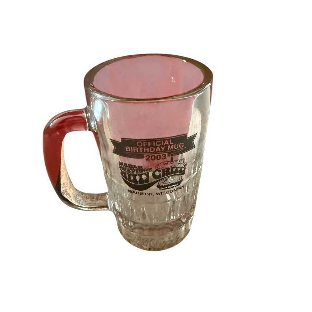 2003 The Nitty Gritty Birthday Beer Mug Madison Wisconsin EUC